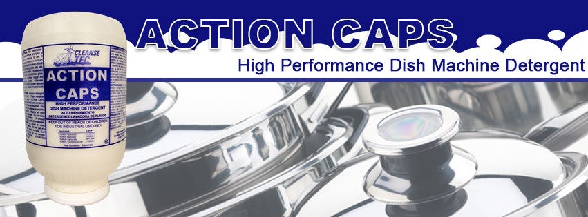 action caps, high performance dish machine detergent