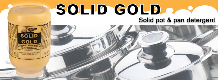 Solid Gold, solid citrus pot and pan detergent