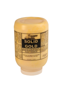 solid gold, solid citrus pot and pan detergent